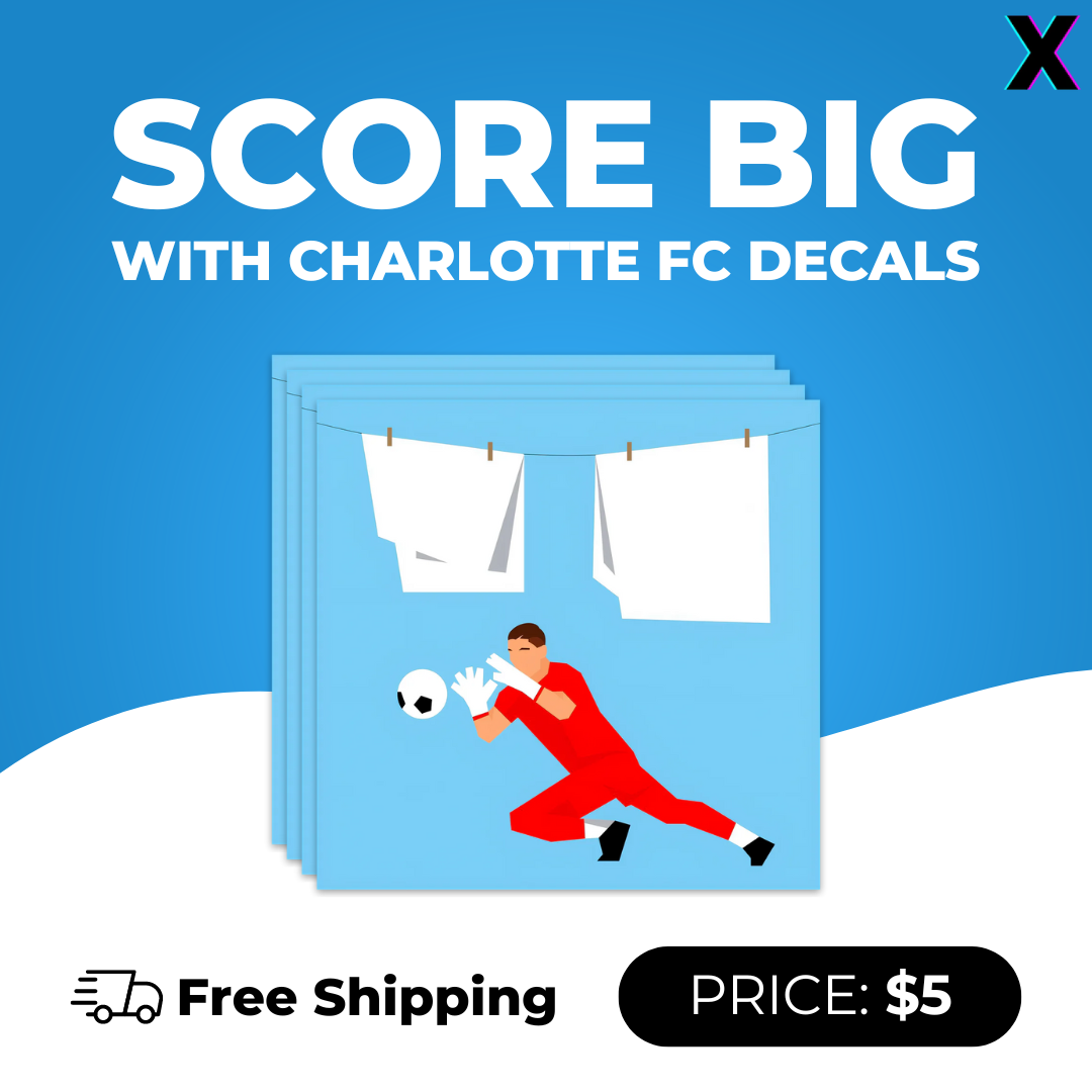 Charlotte FC Clean Sheet Kahlina Decal